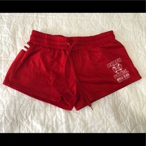 Myrtle Beach red rescue shorts